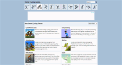 Desktop Screenshot of playcyclinggames.com